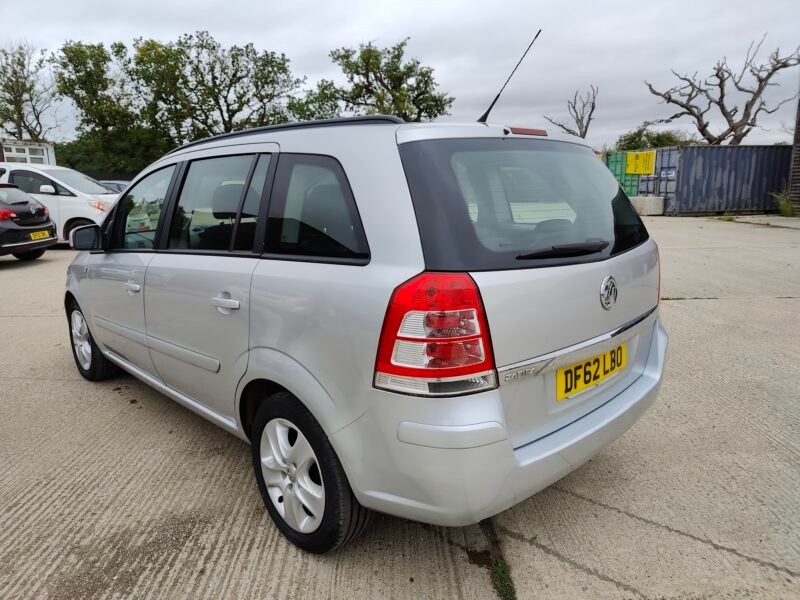 2012 Vauxhall Zafira 1.6 16V Exclusiv Euro 5 5dr Petrol Manual ULEZ Compliance