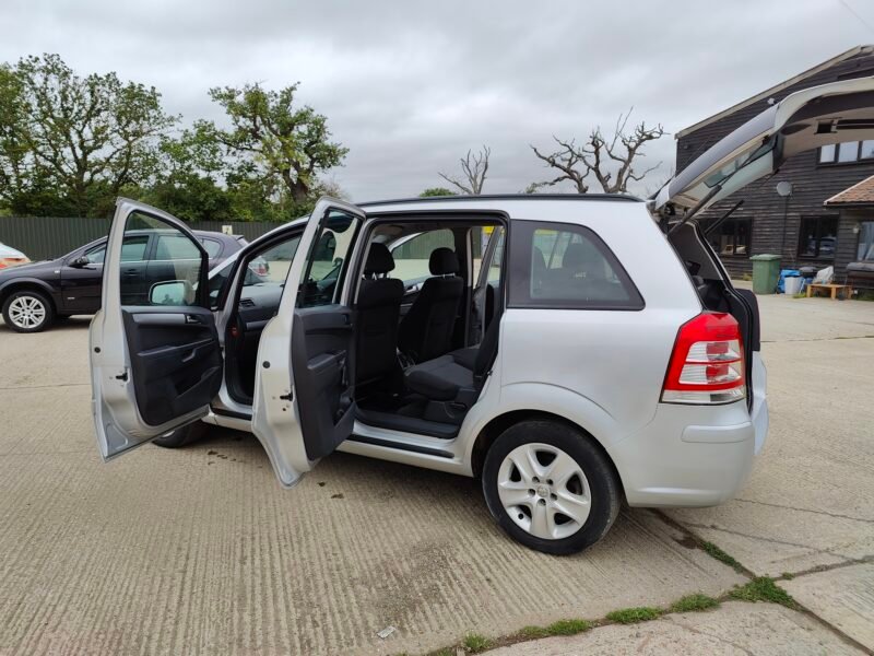 2012 Vauxhall Zafira 1.6 16V Exclusiv Euro 5 5dr Petrol Manual ULEZ Compliance