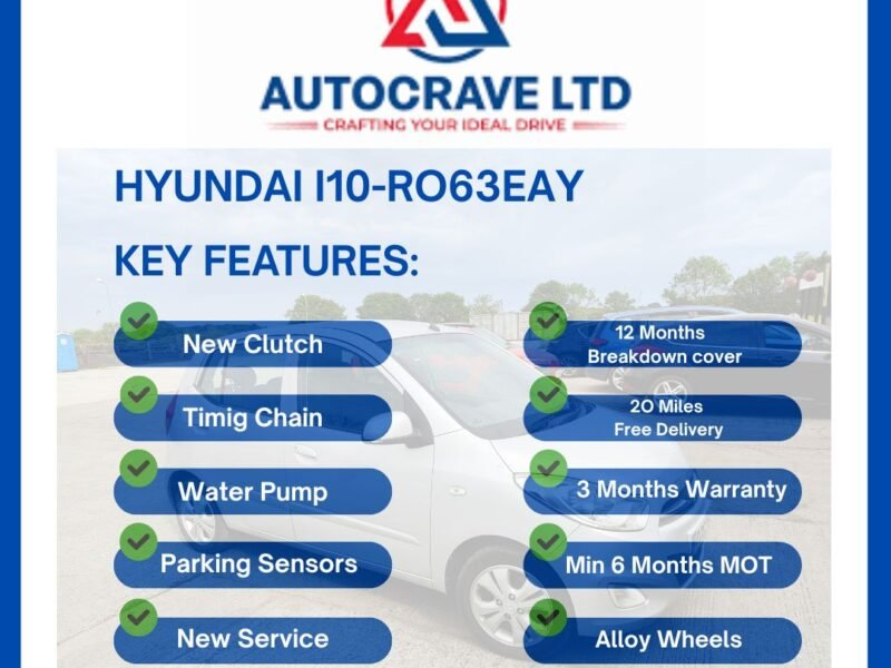 2013 Hyundai i10 1.2 Active Euro 5 5dr✅
