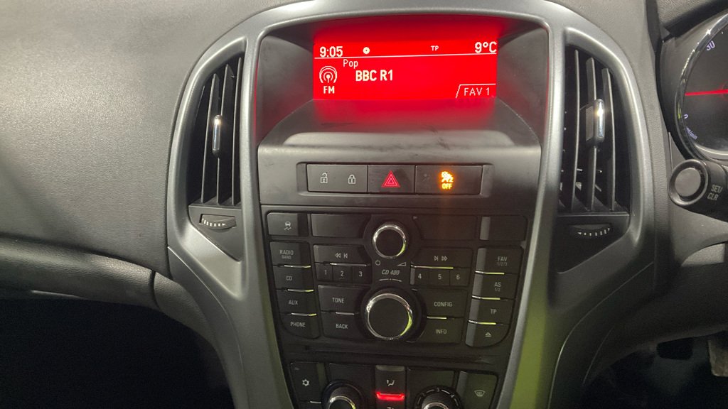 2012 VAUXHALL ASTRA 1.4i 16V Exclusiv 5dr