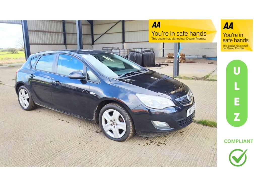 2011 VAUXHALL ASTRA 1.4i 16V Exclusiv 5dr