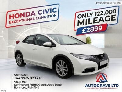 2012 Honda Civic 1.8 i-VTEC Ti Euro 5 (s/s) 5dr